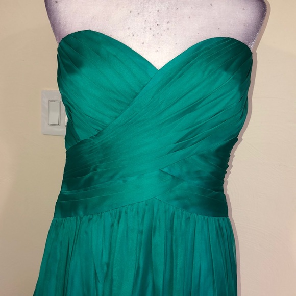 Lagoon green chiffon maxi - Picture 3 of 10